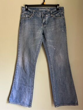 American Eagle Y2K Low Rise Flare Jeans